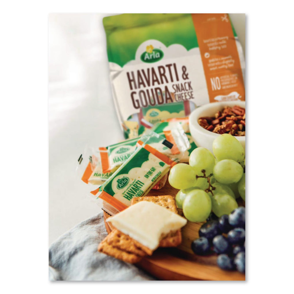Havarti and Gouda Cheese Snack Bars, 0.75 oz Bars, 24 Bars/Carton, Ships in 1-3 Business Days