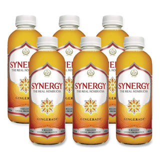 Organic Raw Kombucha Gingerade, 16.2 oz Bottle, 6/Carton, Ships in 1-3 Business Days