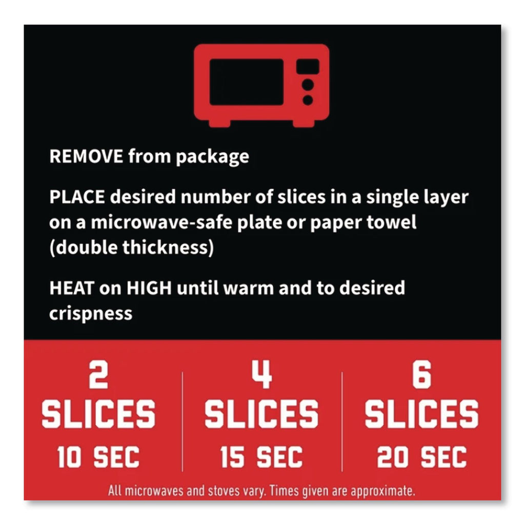 Fully Cooked Bacon, Original, 9.5 oz Package, Approximately 72 Slices/Carton, Ships in 1-3 Business Days