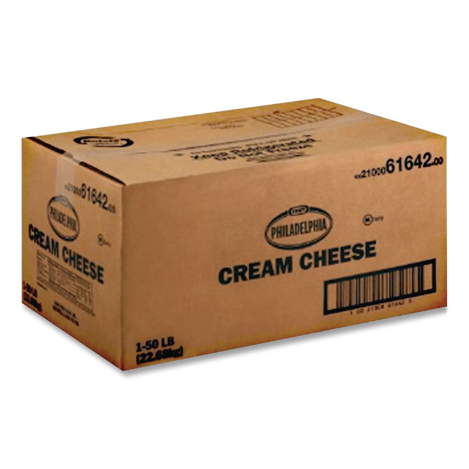 Philadelphia Cream Cheese, Original, 0.75 oz Cup, 50/Carton, Ships in 1-3 Business Days