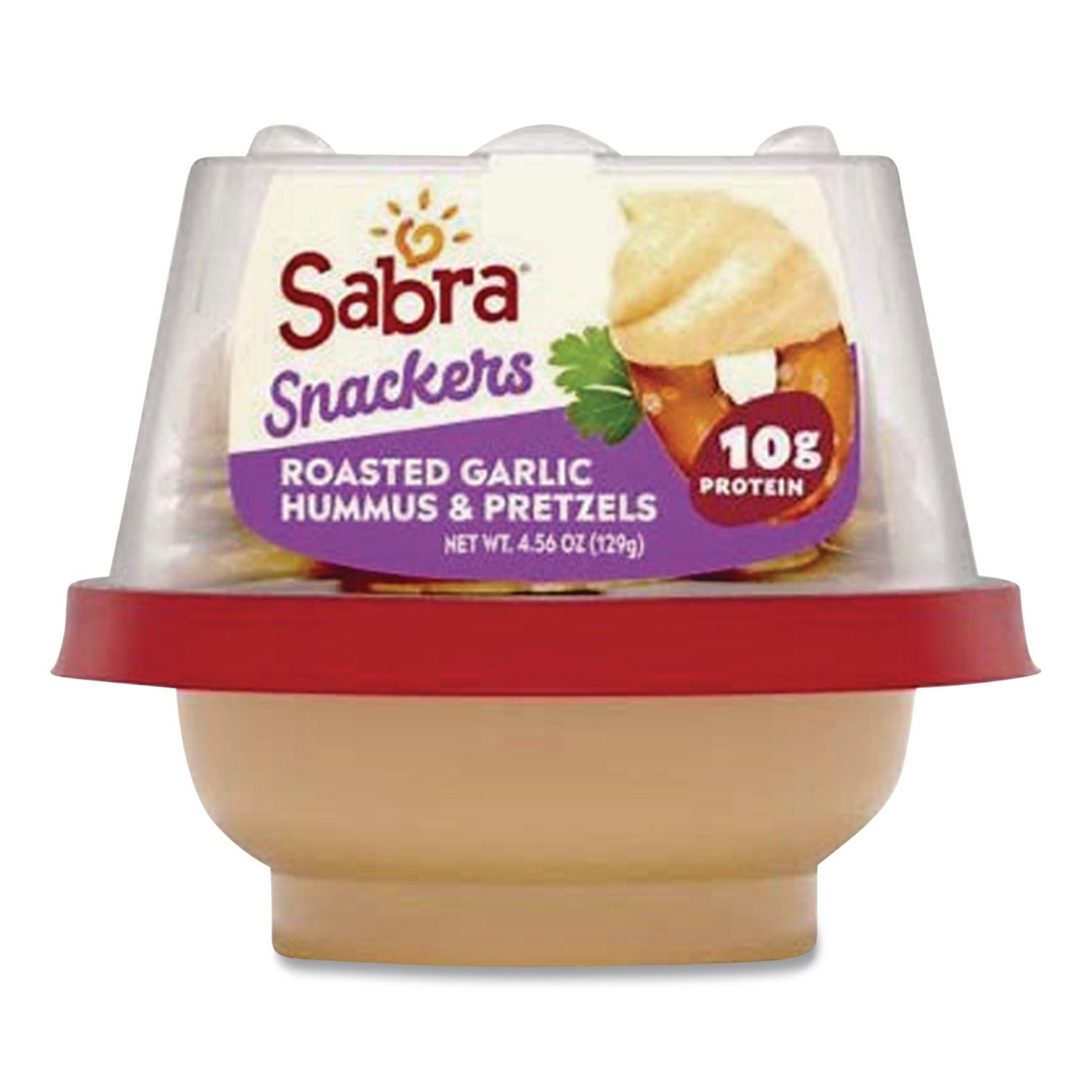 Classic Hummus with Pretzel, 4.56 oz Cup, 6 Cups/Pack, Ships in 1-3 Business Days