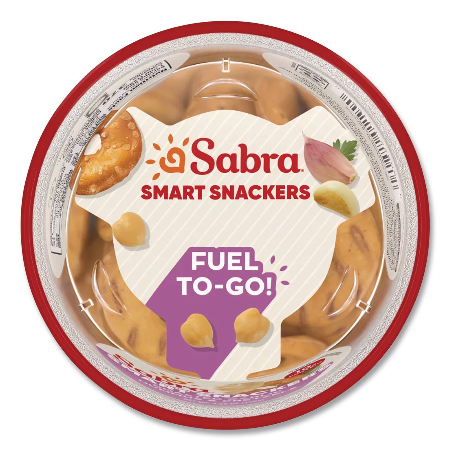 Classic Hummus with Pretzel, 4.56 oz Cup, 6 Cups/Pack, Ships in 1-3 Business Days