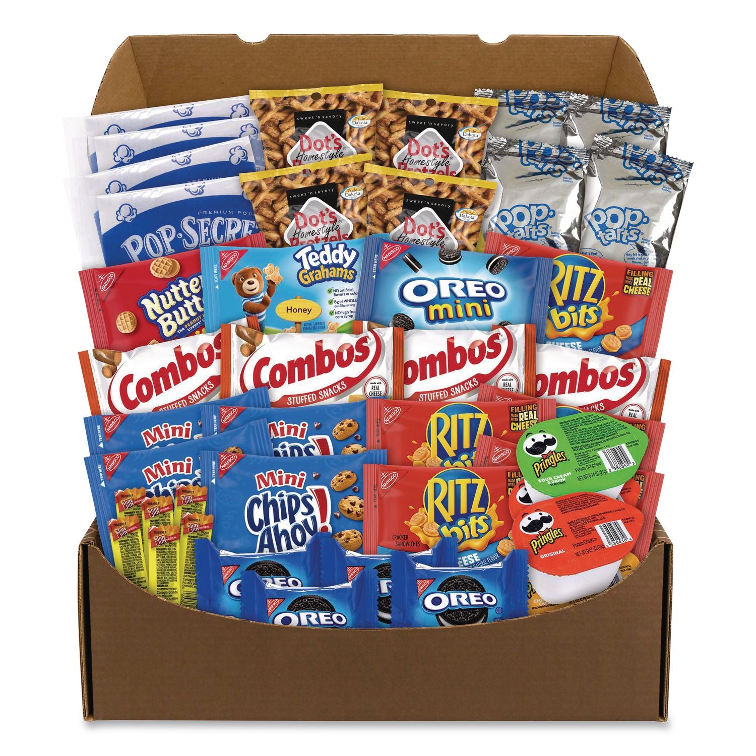 Quarantine Snack Box, 42 Assorted Snacks/Box, 5 lb Box, Ships in 1-3 Business Days