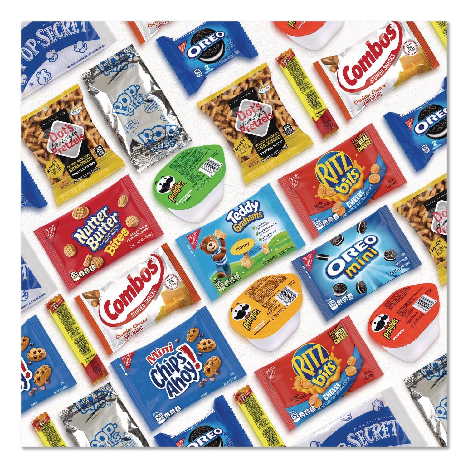Quarantine Snack Box, 42 Assorted Snacks/Box, 5 lb Box, Ships in 1-3 Business Days