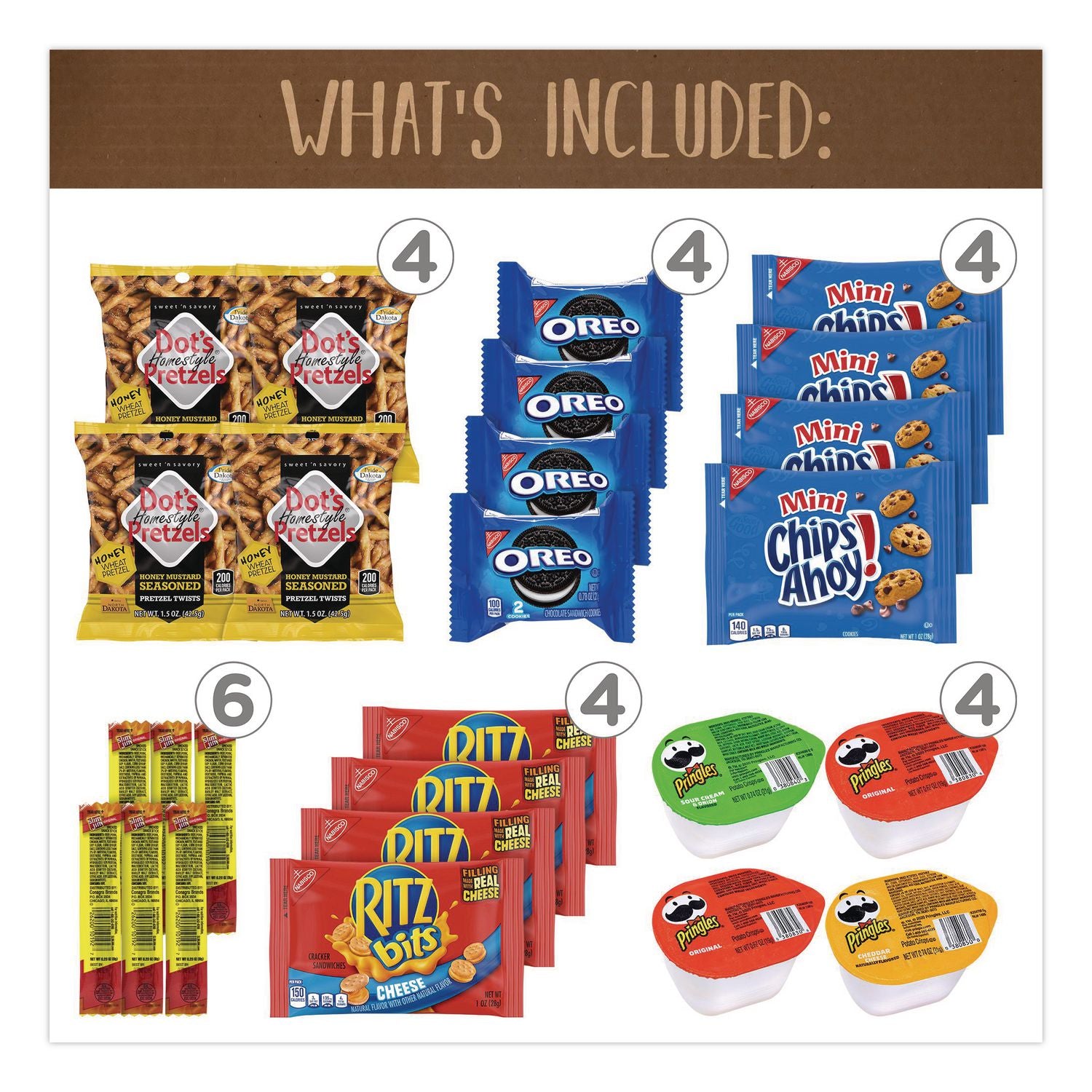 Quarantine Snack Box, 42 Assorted Snacks/Box, 5 lb Box, Ships in 1-3 Business Days