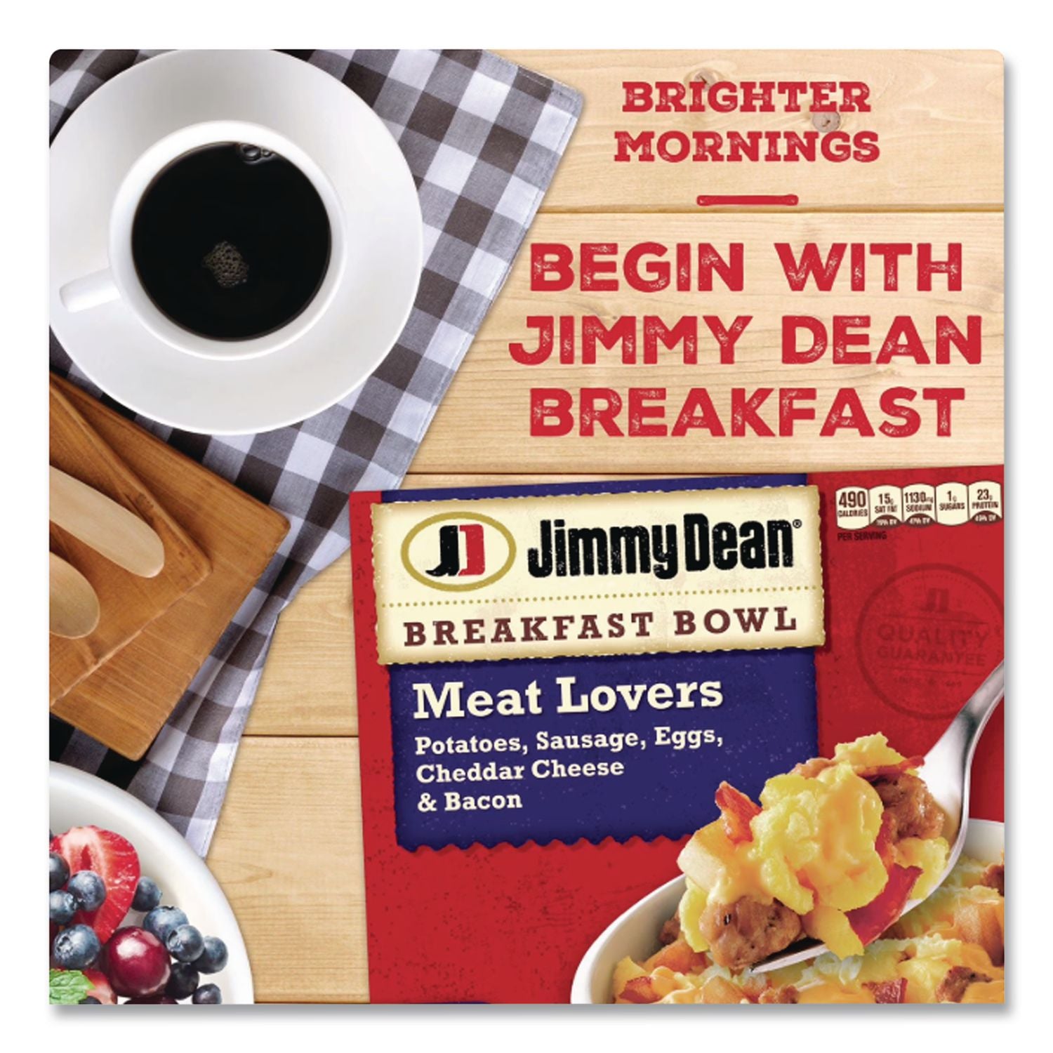 Breakfast Bowl Meat Lovers, 7 oz, 8/Carton, Ships in 1-3 Business Days