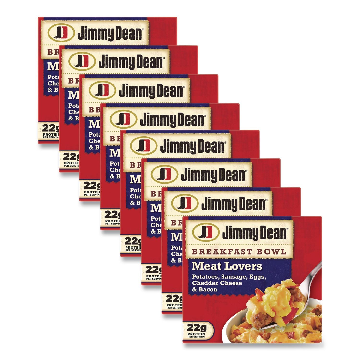Breakfast Bowl Meat Lovers, 7 oz, 8/Carton, Ships in 1-3 Business Days