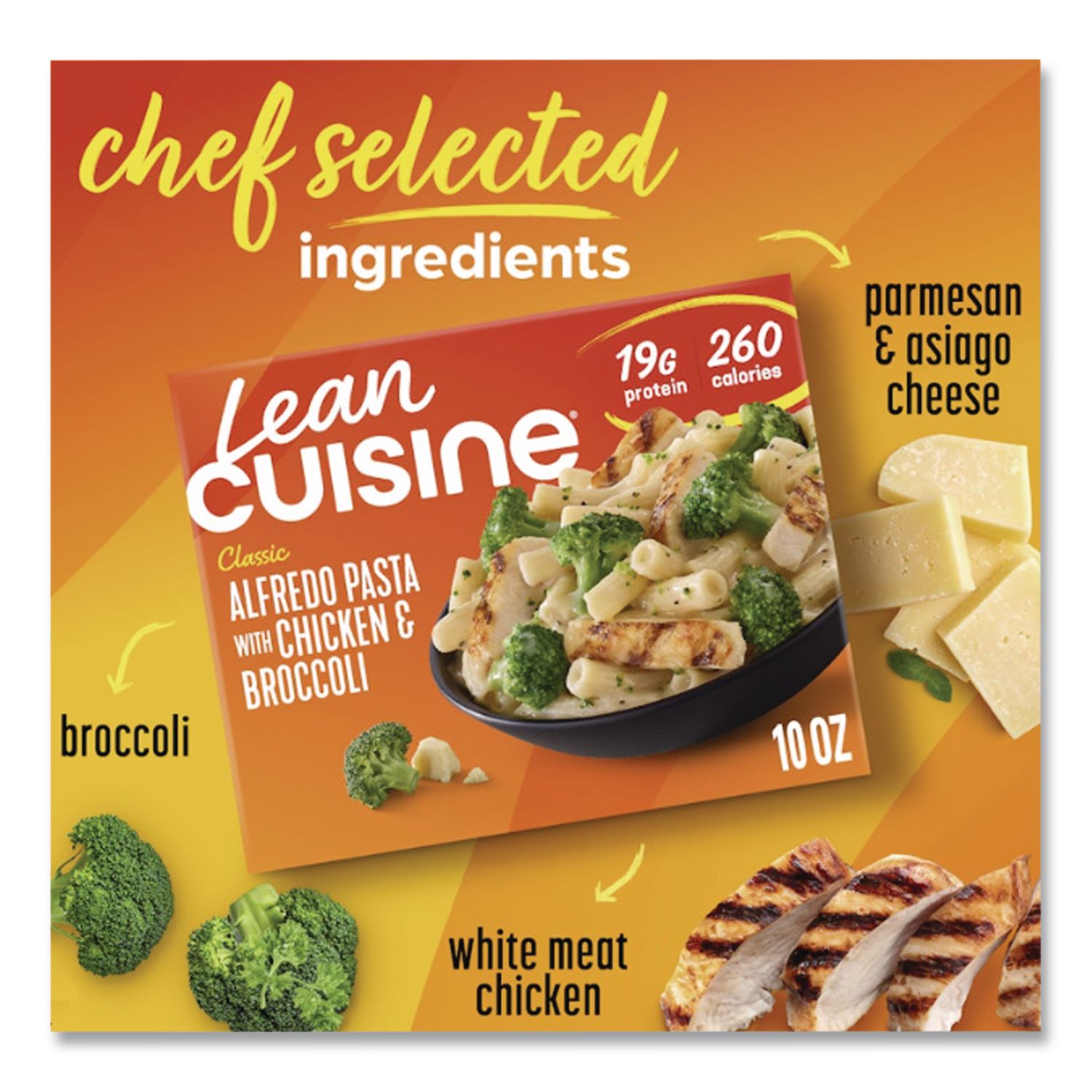 Favorites Alfredo Pasta with Chicken and Broccoli, 10 oz Box, 3 Boxes/Pack, Ships in 1-3 Business Days