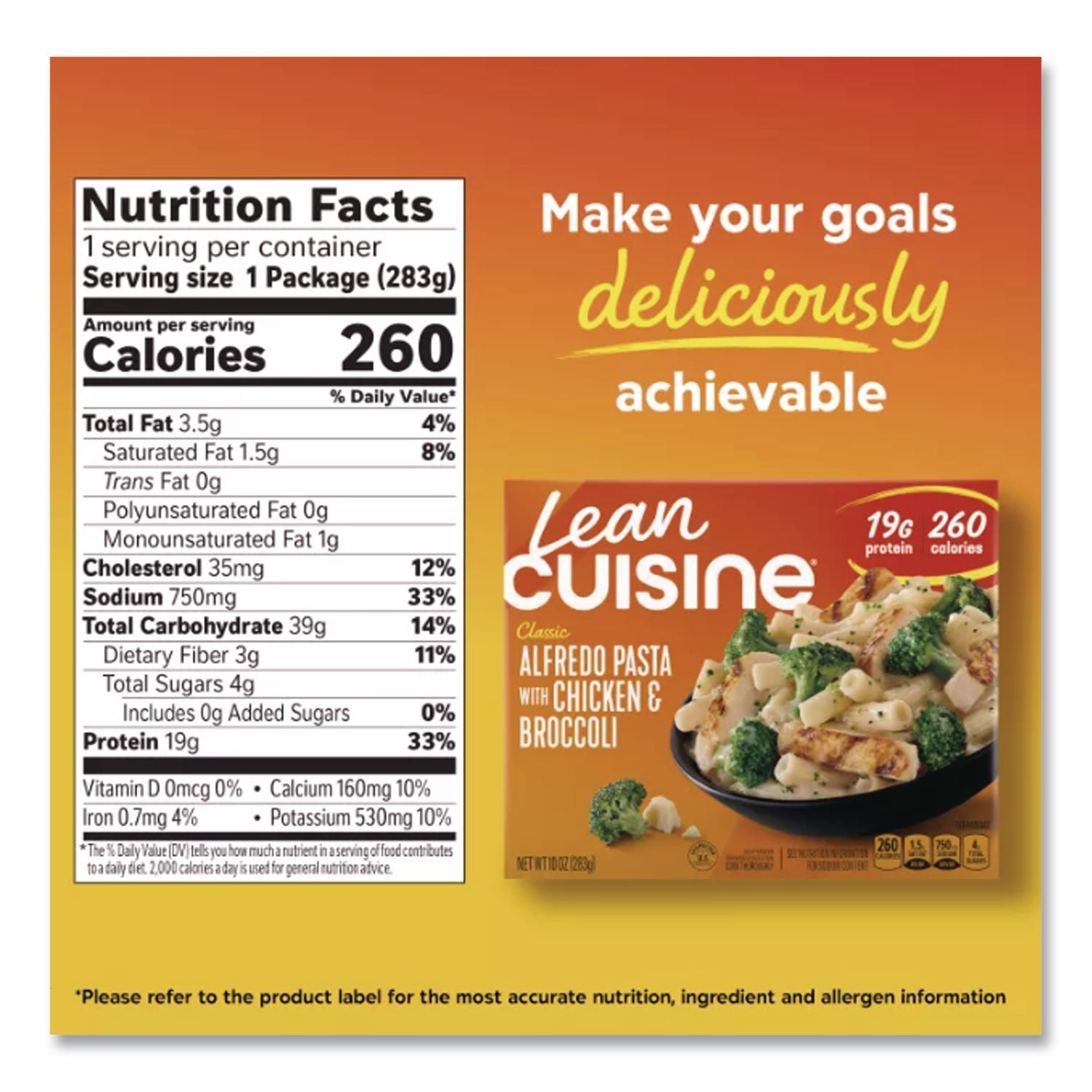 Favorites Alfredo Pasta with Chicken and Broccoli, 10 oz Box, 3 Boxes/Pack, Ships in 1-3 Business Days