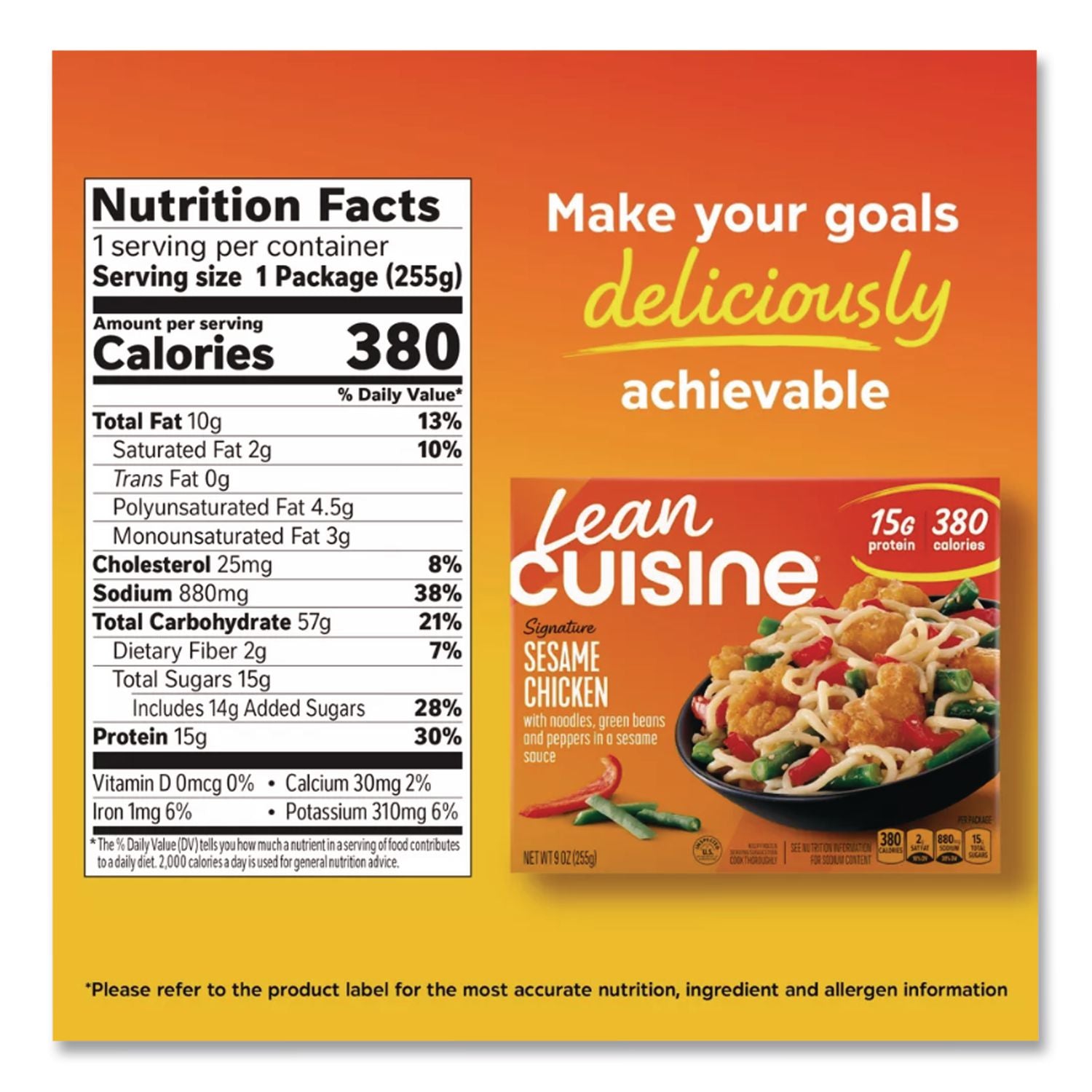 Marketplace Sesame Chicken, 9 oz Box, 3 Boxes/Pack, Ships in 1-3 Business Days