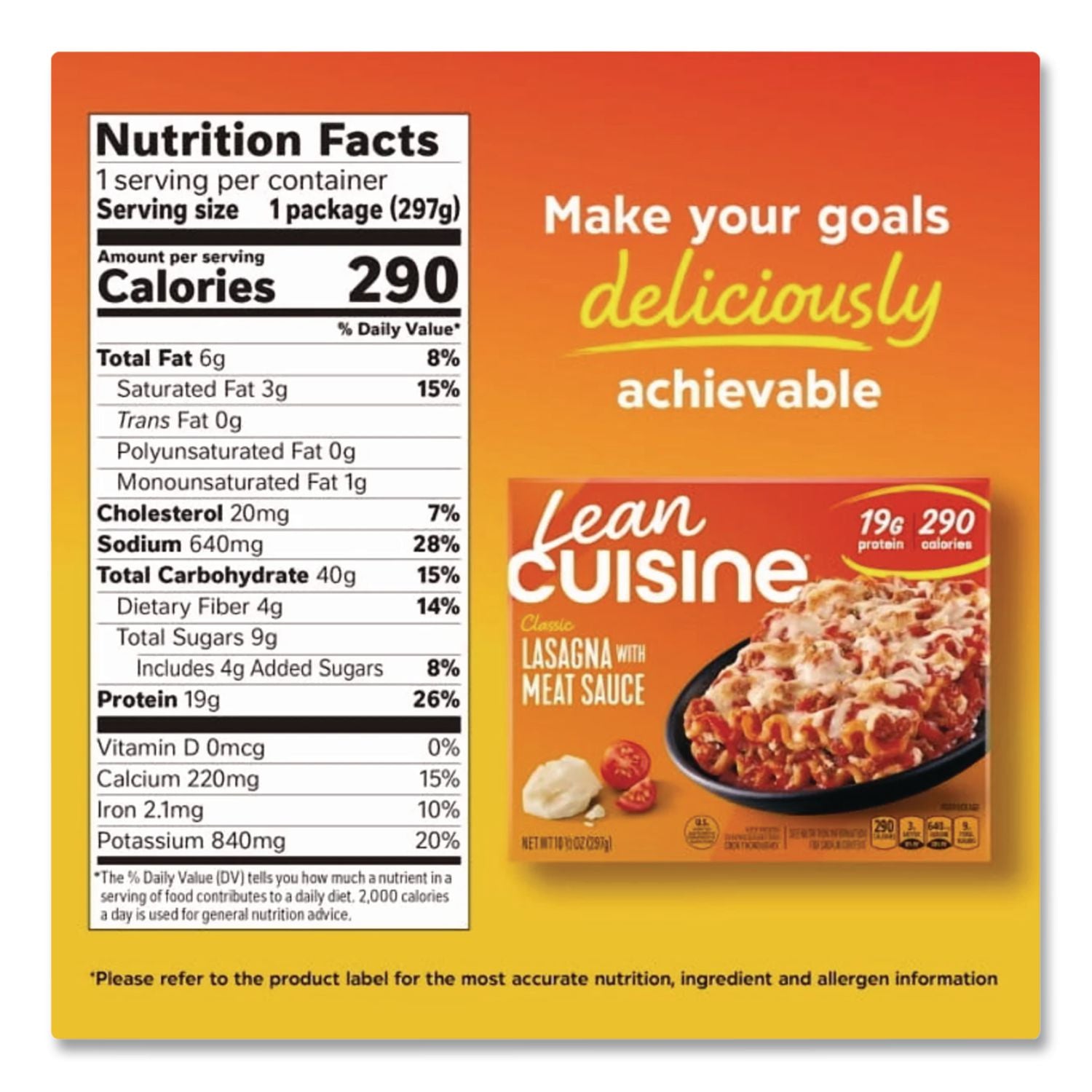 Favorites Lasagna with Meat Sauce, 10.5 oz Box, 3 Boxes/Pack, Ships in 1-3 Business Days