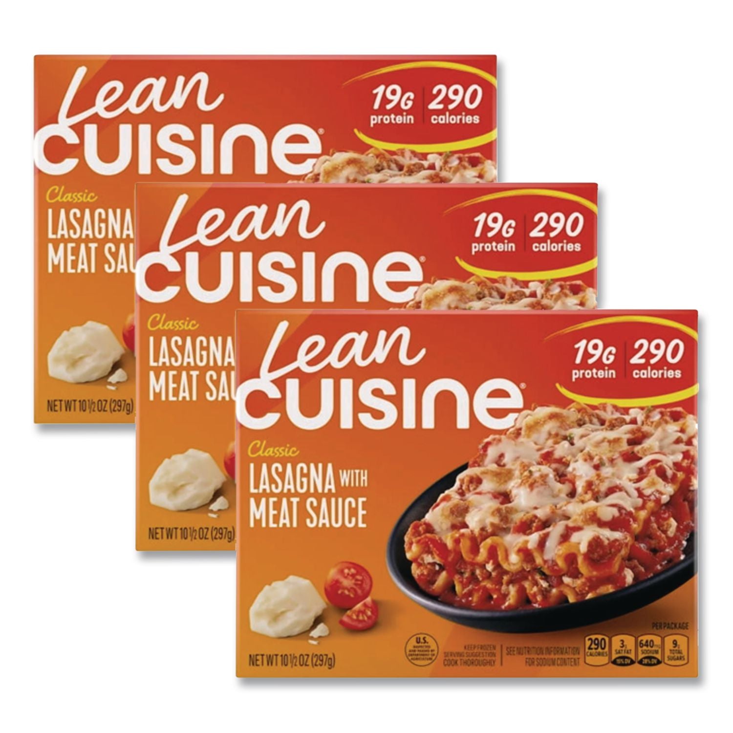 Favorites Lasagna with Meat Sauce, 10.5 oz Box, 3 Boxes/Pack, Ships in 1-3 Business Days