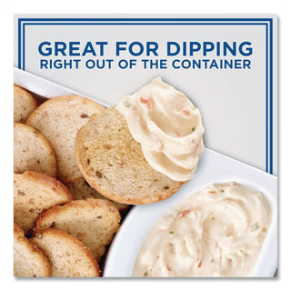 Multigrain Bagel Chips and Garden Vegetable Cream Cheese Dip, 2.5 oz, 5/Carton, Ships in 1-3 Business Days