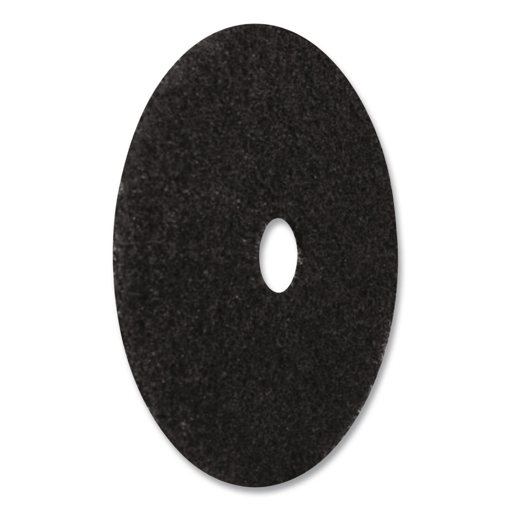 Stripping Pads, 20" Diameter, Black, 5/Carton