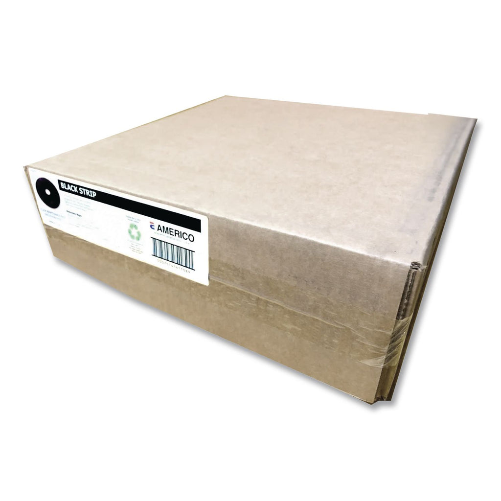 Stripping Pads, 20" Diameter, Black, 5/Carton