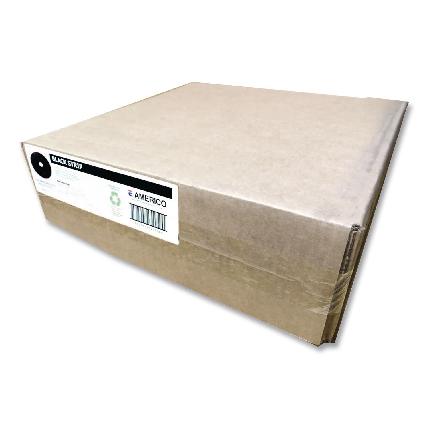 Stripping Pads, 20" Diameter, Black, 5/Carton