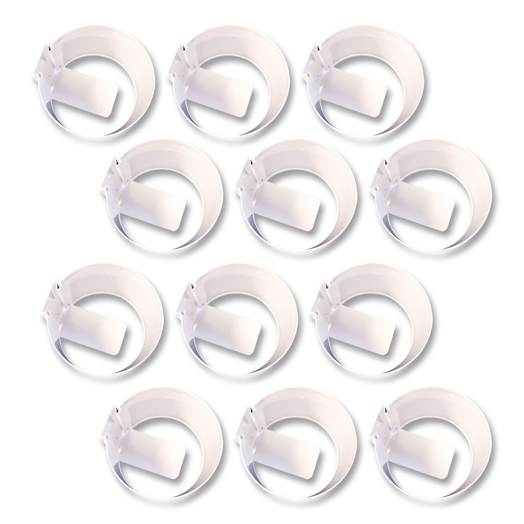 Wall Mount Holder, 6" x 6" x 4", White