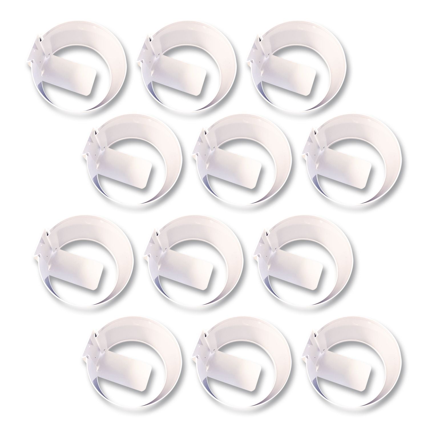 Wall Mount Holder, 6" x 6" x 4", White