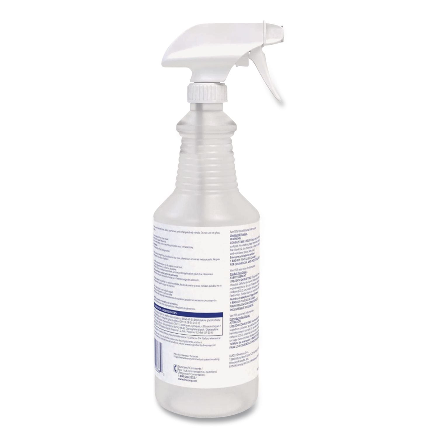 Suma Inox D7, 32 oz Spray Bottle, 6/Carton