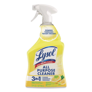 Ready-to-Use All-Purpose Cleaner, Lemon Breeze, 32 oz Spray Bottle, 12/Carton