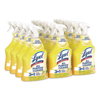 Ready-to-Use All-Purpose Cleaner, Lemon Breeze, 32 oz Spray Bottle, 12/Carton