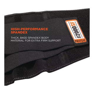 ProFlex 2000SF High-Performance Spandex Back Support Brace, Medium, 30" to 34" Waist, Black
