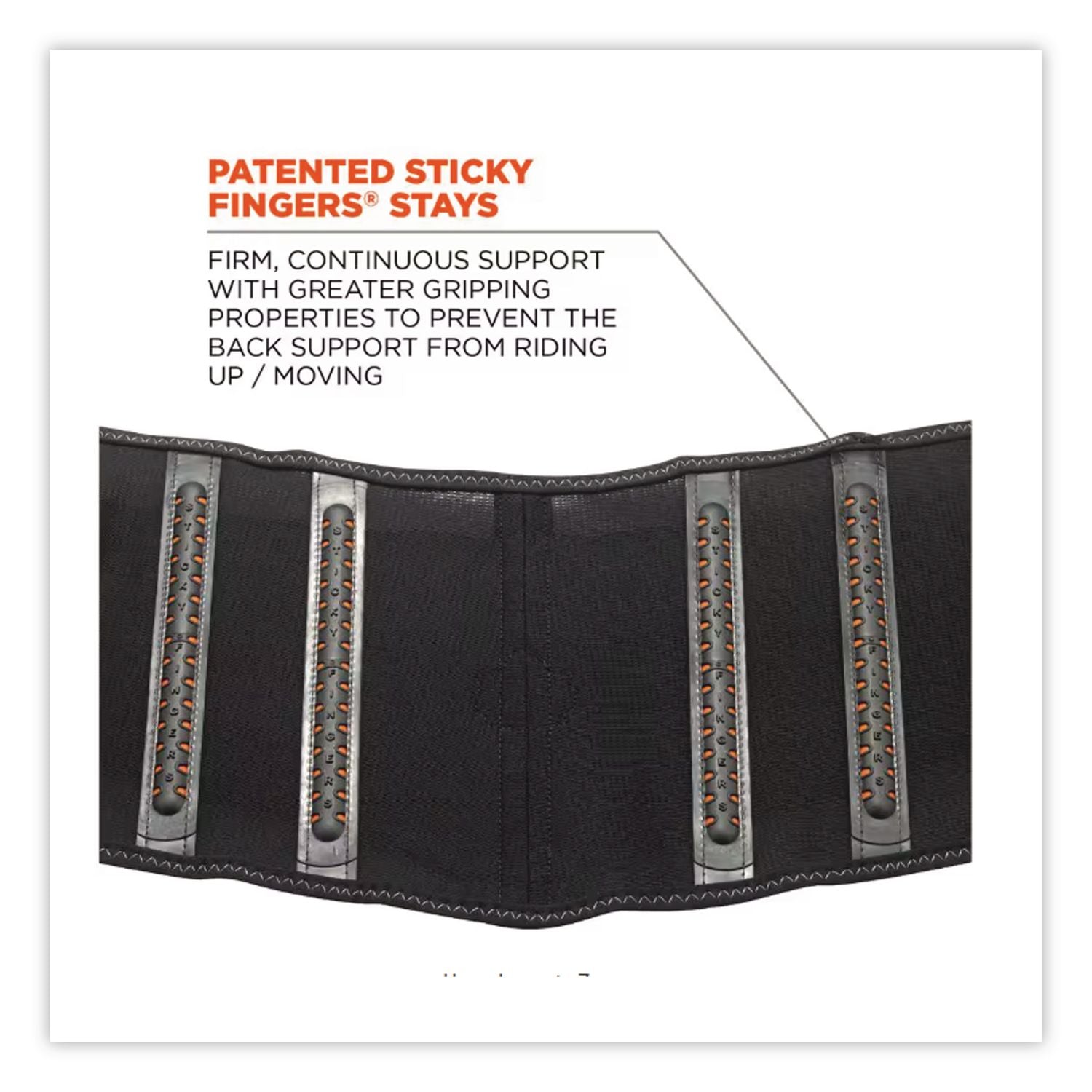 ProFlex 2000SF High-Performance Spandex Back Support Brace, Medium, 30" to 34" Waist, Black
