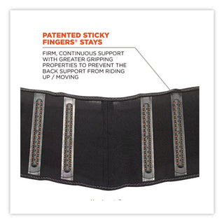 ProFlex 2000SF High-Performance Spandex Back Support Brace, Medium, 30" to 34" Waist, Black