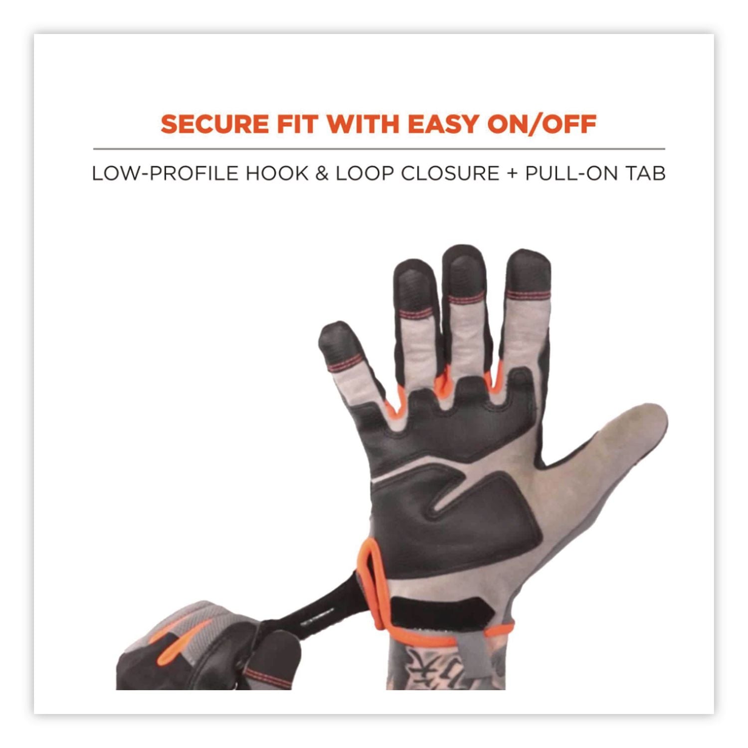 ProFlex 710 Heavy-Duty Utility Gloves, Gray, X-Large, 1 Pair