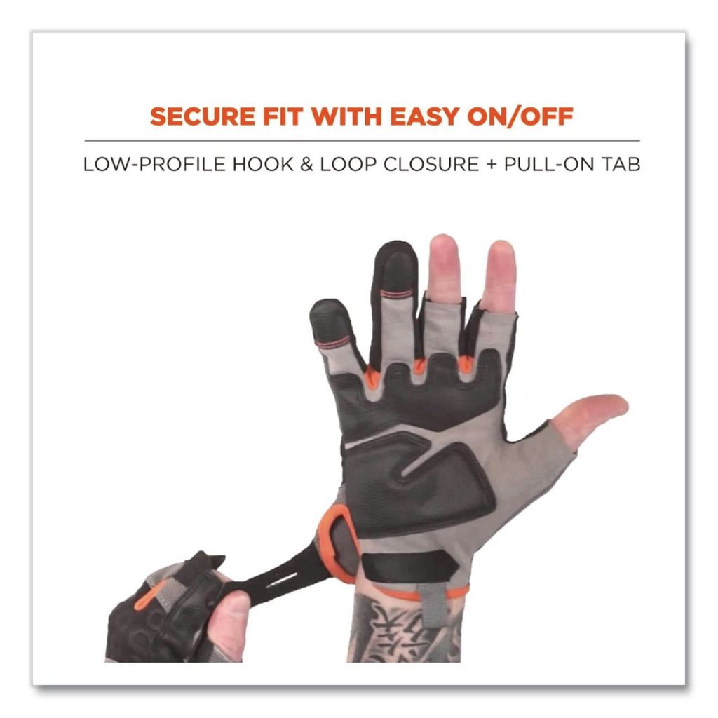 ProFlex 720 Heavy-Duty Framing Gloves, Gray, Small, 1 Pair, Ships in 1-3 Business Days