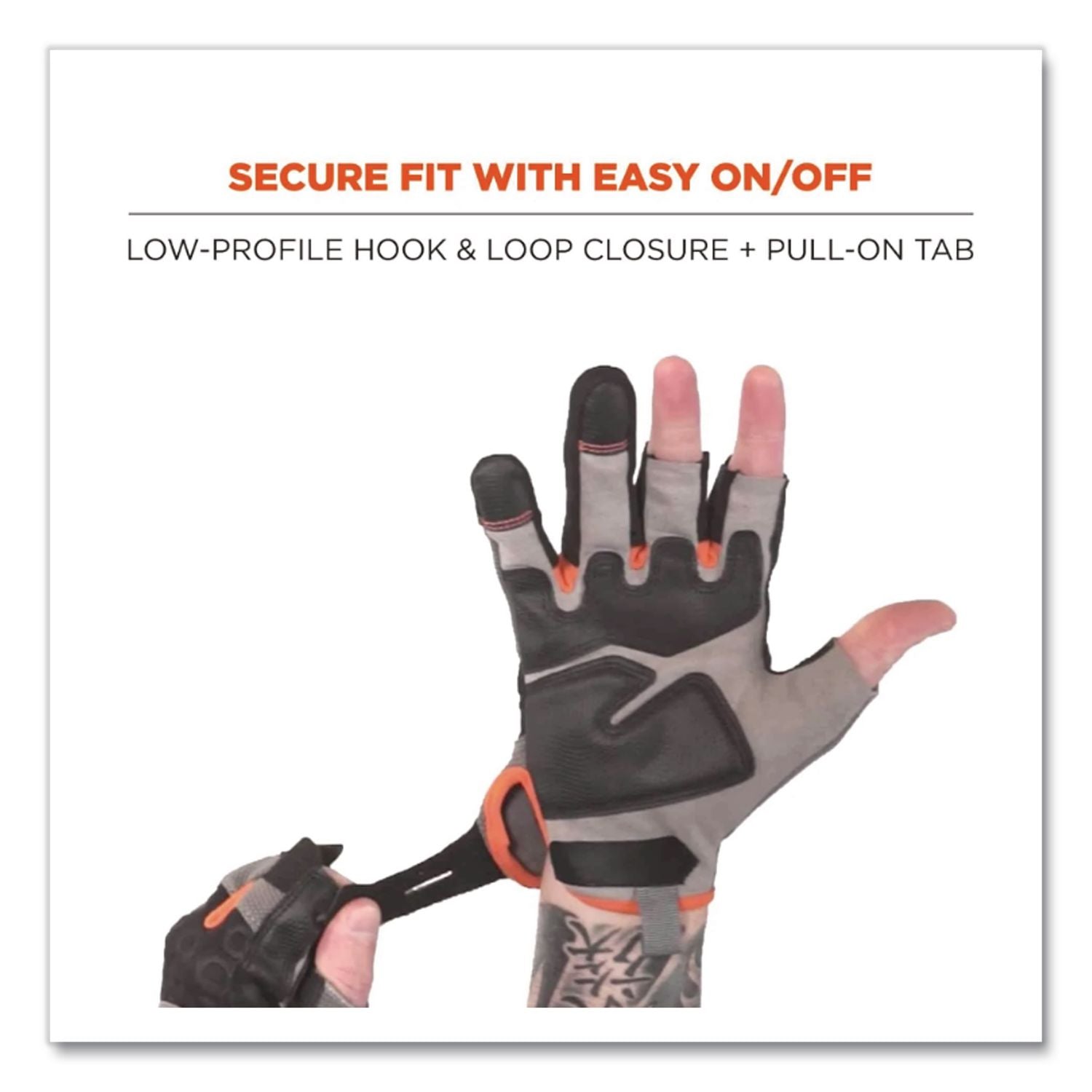 ProFlex 720 Heavy-Duty Framing Gloves, Gray, Small, 1 Pair, Ships in 1-3 Business Days