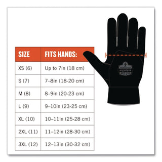 ProFlex 812 Standard Utility Gloves, Black, X-Large, 1 Pair