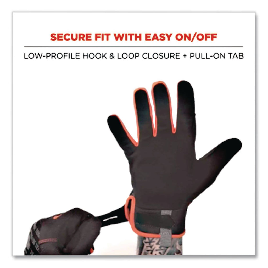 ProFlex 812 Standard Utility Gloves, Black, Small, 1 Pair
