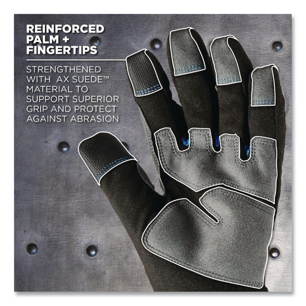 Proflex 817 Reinforced Thermal Utility Gloves, Black, 2X-Large, 1 Pair, Ships in 1-3 Business Days