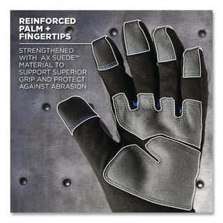 Proflex 817 Reinforced Thermal Utility Gloves, Black, 2X-Large, 1 Pair, Ships in 1-3 Business Days