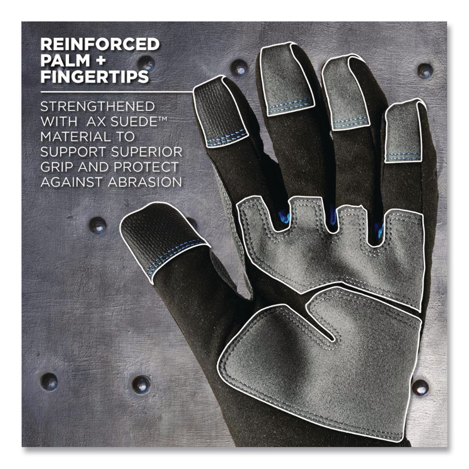 Proflex 817 Reinforced Thermal Utility Gloves, Black, X-Large, 1 Pair, Ships in 1-3 Business Days