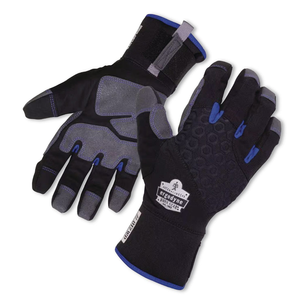 Proflex 817WP Reinforced Thermal Waterproof Utility Gloves, Black, Medium, 1 Pair, Ships in 1-3 Business Days