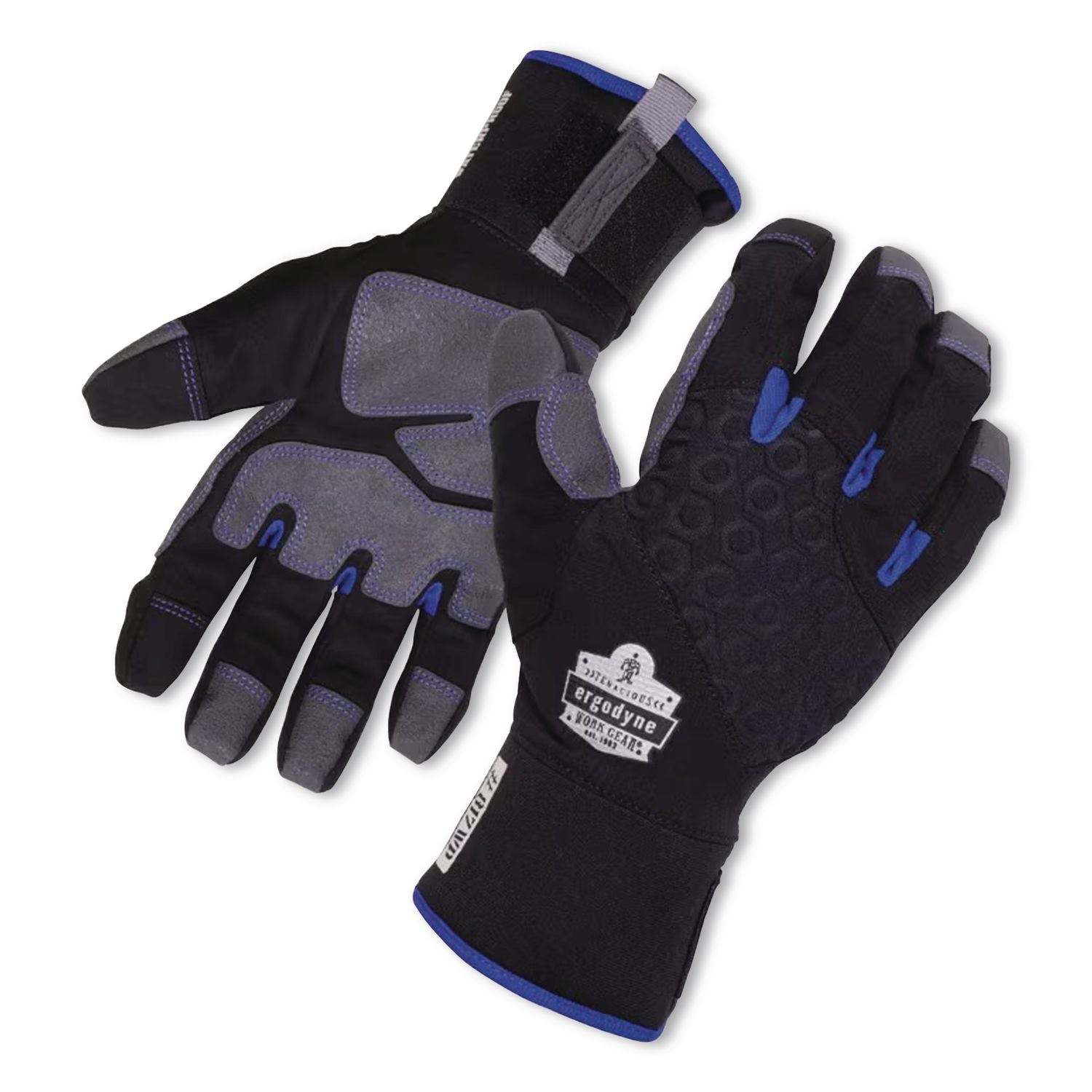 Proflex 817WP Reinforced Thermal Waterproof Utility Gloves, Black, Medium, 1 Pair, Ships in 1-3 Business Days