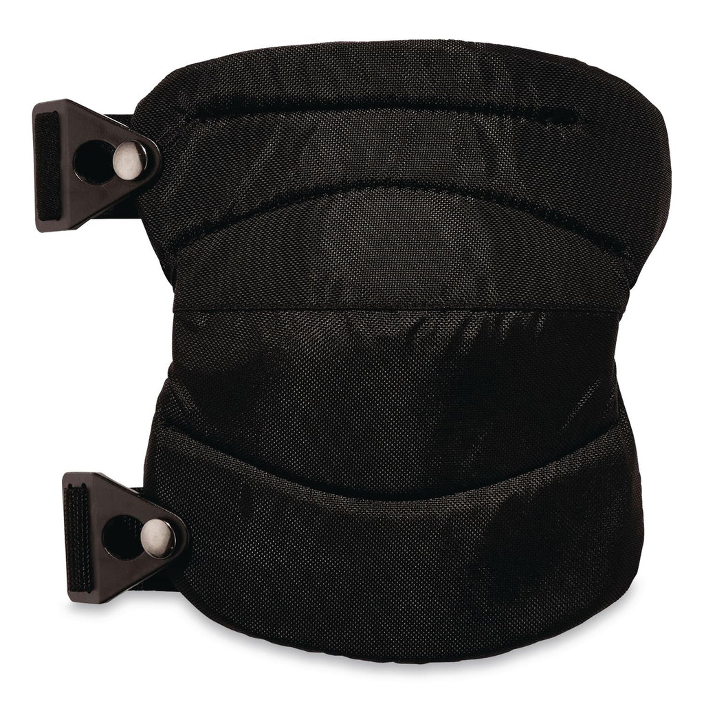 ProFlex 230 Wide Soft Cap Knee Pad, Buckle Closure, One Size Fits Most, Black