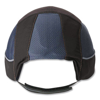 Skullerz 8960 Bump Cap with LED Lighting, Short Brim, Black, Ships in 1-3 Business Days