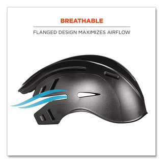 Skullerz 8960 Bump Cap with LED Lighting, Short Brim, Black, Ships in 1-3 Business Days