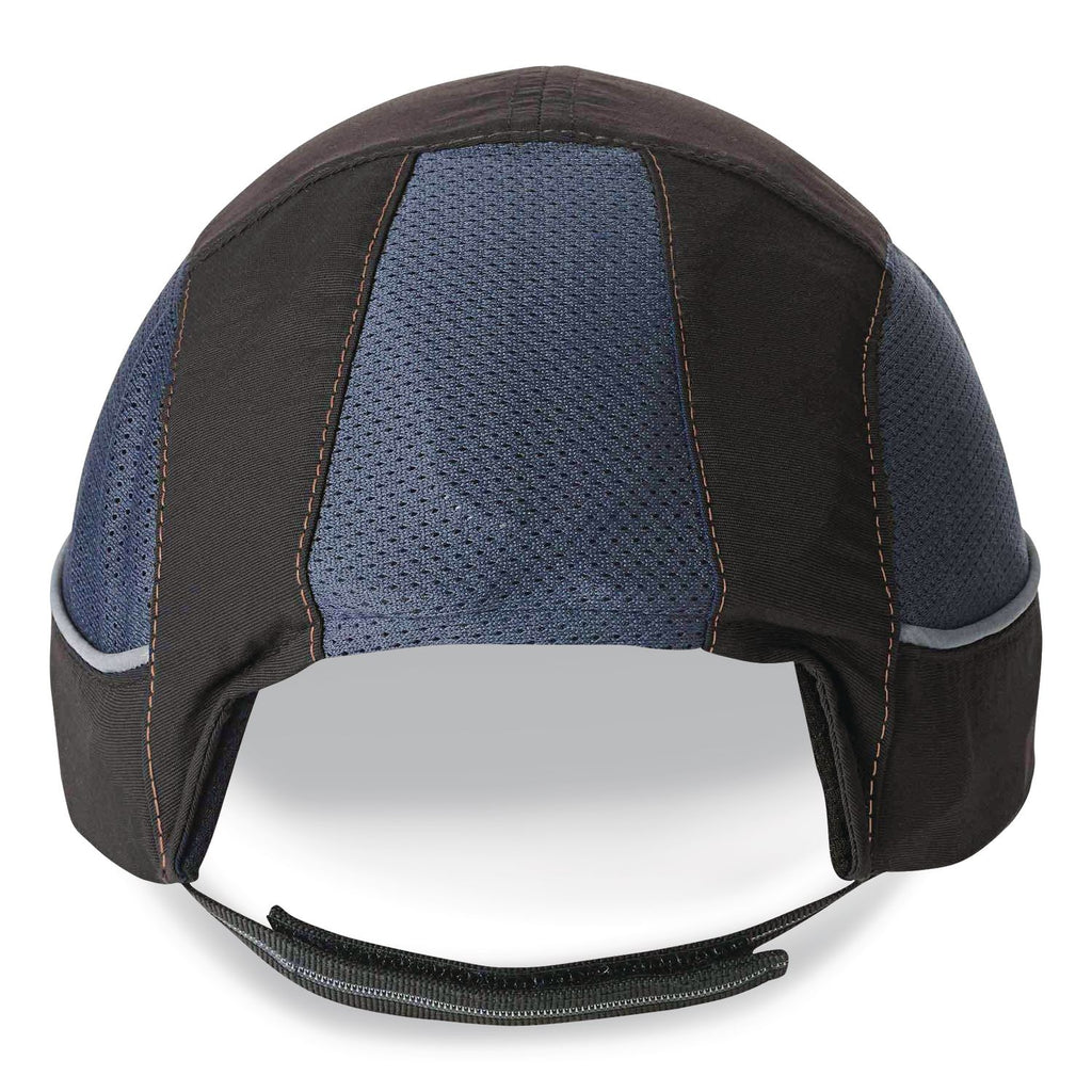 Skullerz 8960 Bump Cap with LED Lighting, Short Brim, Navy, Ships in 1-3 Business Days