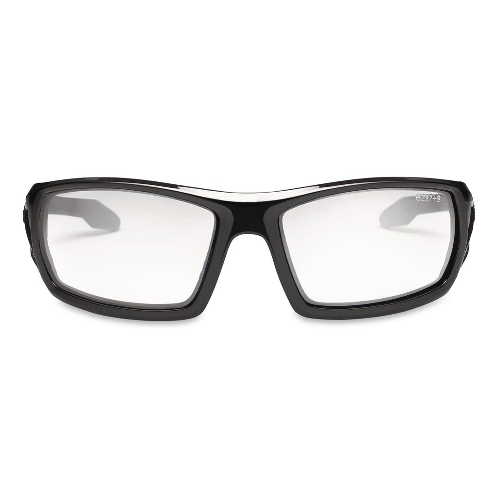 Skullerz Odin Safety Glasses, Black Frame/Clear Lens, Nylon/Polycarb, Ships in 1-3 Business Days
