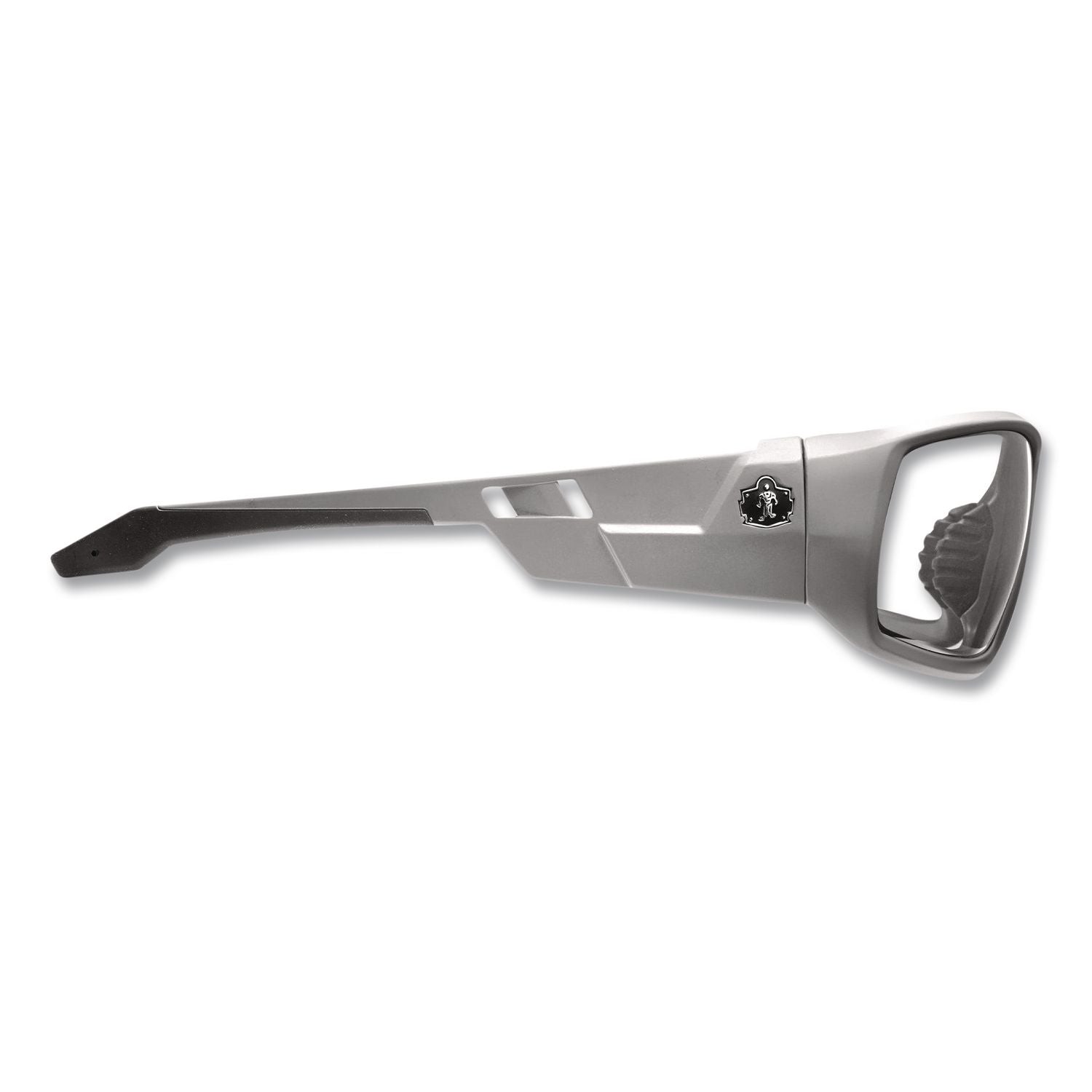 Skullerz Odin Safety Glasses, Gray Frame/Clear Lens, Anti-Fog, Nylon/Polycarb, Ships in 1-3 Business Days