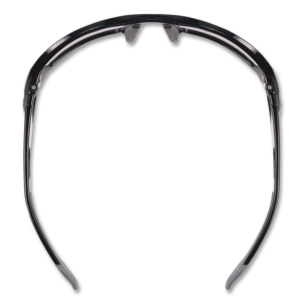 Skullerz Odin Safety Glasses, Gray Frame/Clear Lens, Anti-Fog, Nylon/Polycarb, Ships in 1-3 Business Days