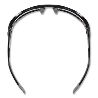Skullerz Odin Safety Glasses, Gray Frame/Clear Lens, Anti-Fog, Nylon/Polycarb, Ships in 1-3 Business Days