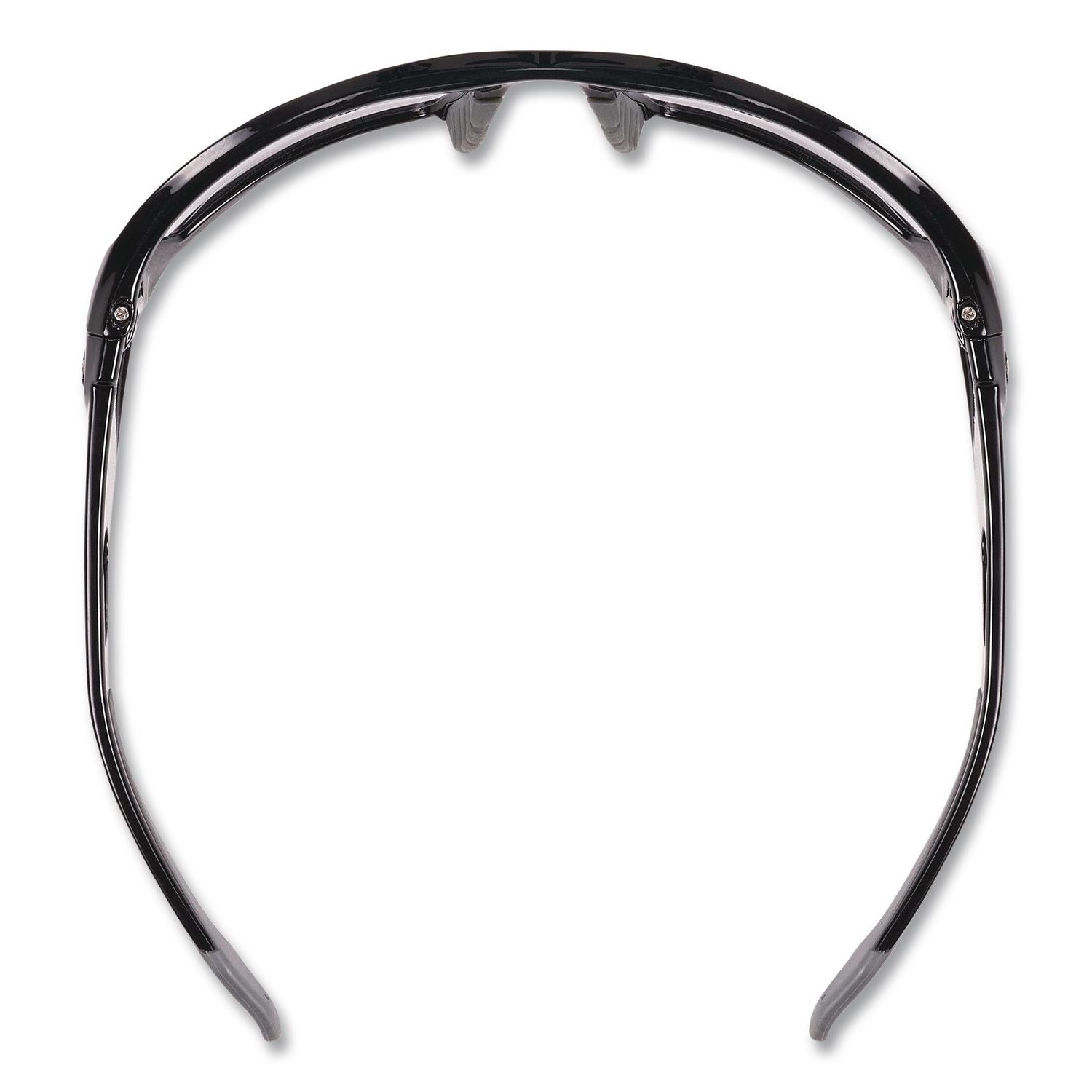 Skullerz Odin Safety Glasses, Gray Frame/Clear Lens, Anti-Fog, Nylon/Polycarb, Ships in 1-3 Business Days