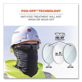 Skullerz Odin Safety Glasses, Black Frame/Smoke Lens, Anti-Fog, Nylon/Polycarb, Ships in 1-3 Business Days