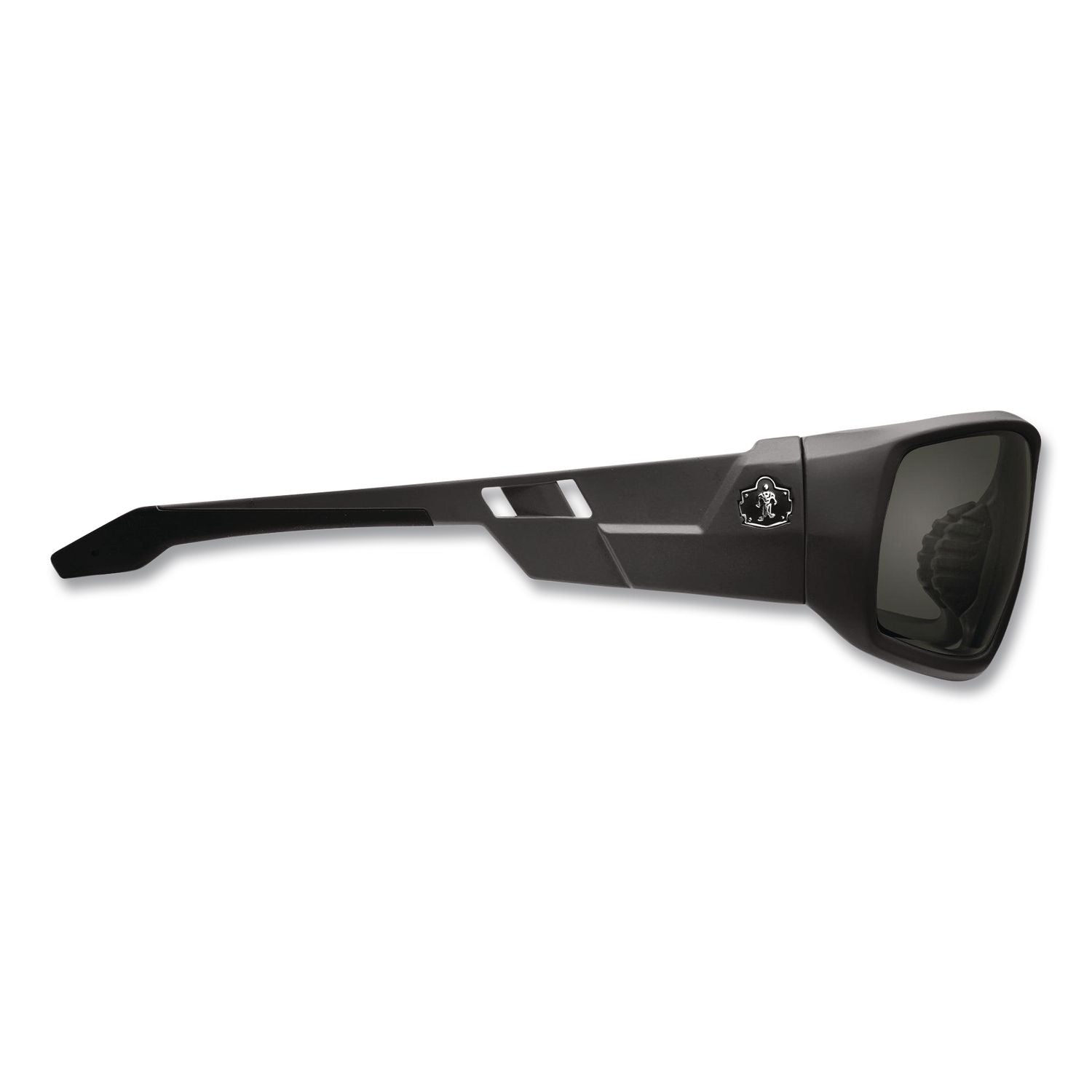 Skullerz Odin Safety Glasses, Black Frame/Smoke Lens, Anti-Fog, Nylon/Polycarb, Ships in 1-3 Business Days