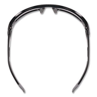 Skullerz Odin Safety Glasses, Black Frame/Silver Lens, Nylon/Polycarb, Ships in 1-3 Business Days